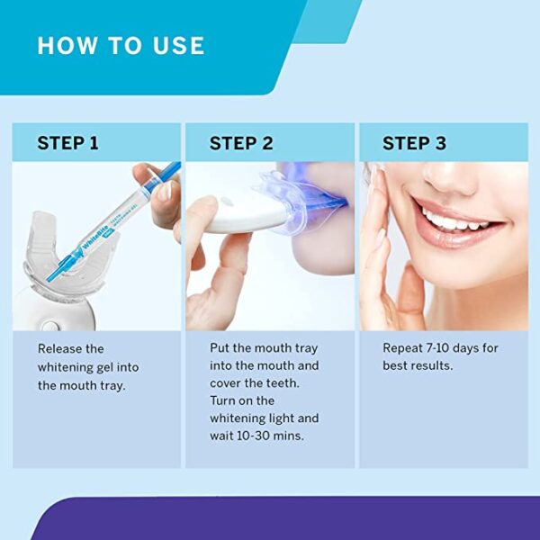 Teeth Whitening Kit with LED Light - Image 3