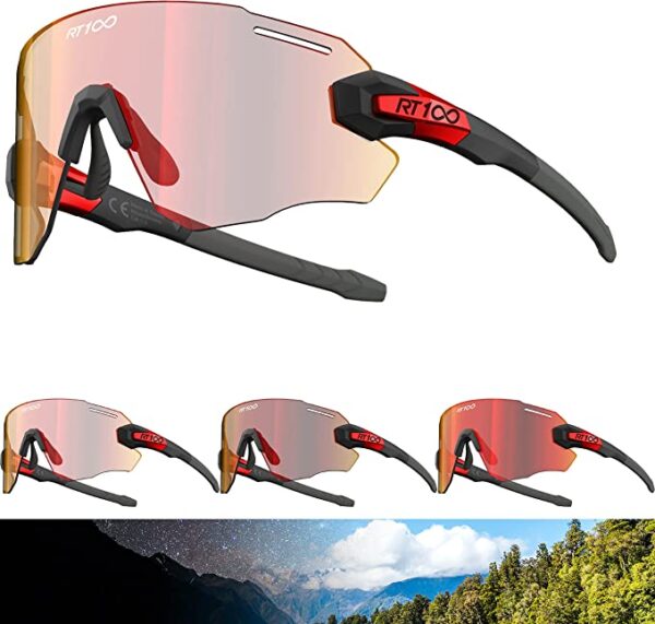 RT100 Professional wrap Cycling Sunglasses - Image 5