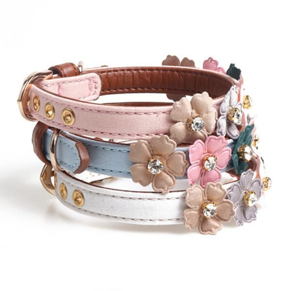 4pcs Flowers Dog Collar - Image 5