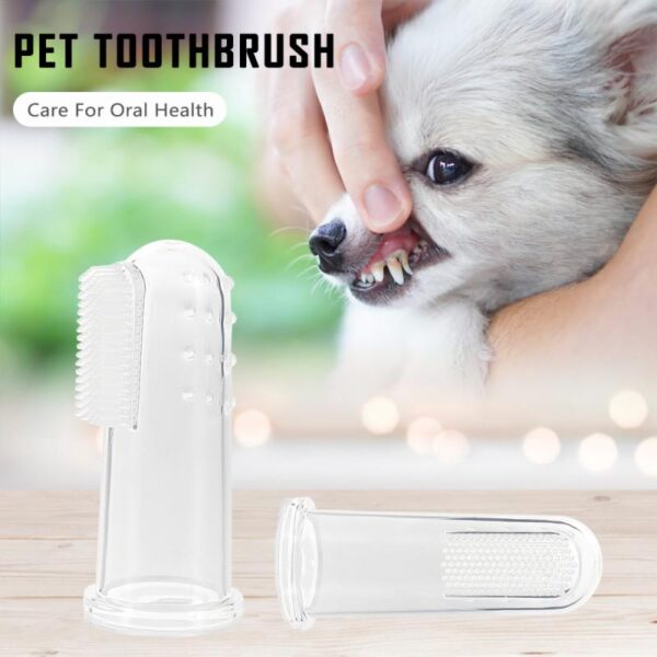 2pcs Dog Cat Finger Toothbrush - Image 3