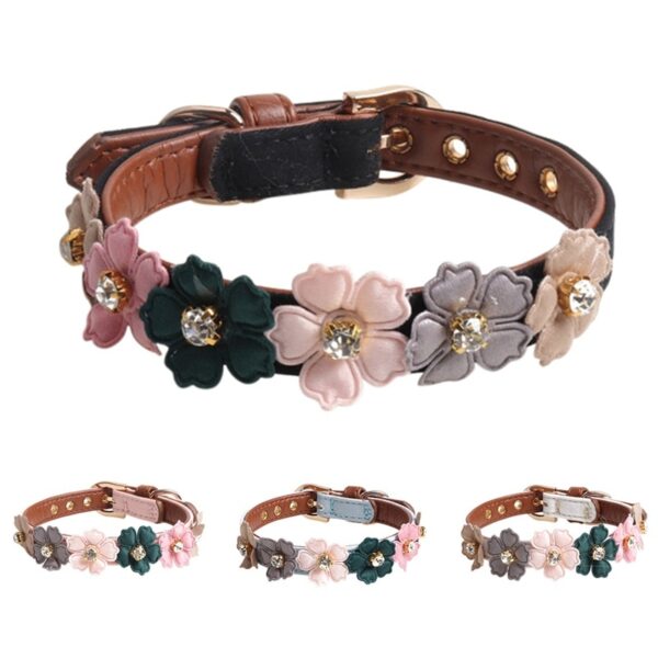 4pcs Flowers Dog Collar - Image 2