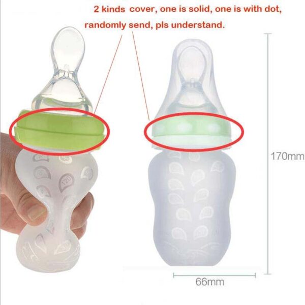 Silicone Baby Spoon Feeding Bottle - Image 2