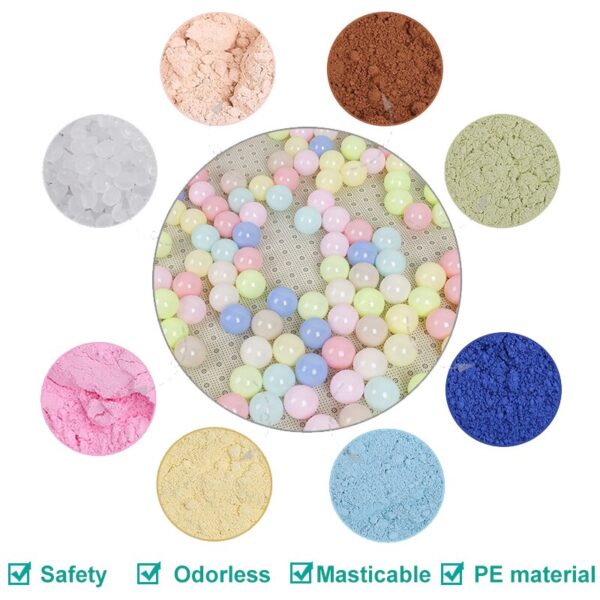 200pcs Plastic Colorful Balls for Baby - Image 4