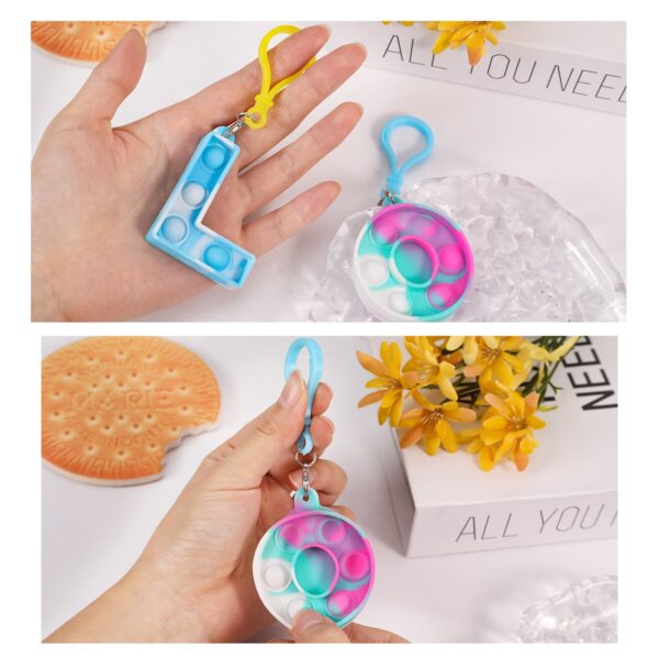 26 Letters Bubble Keychain Fidget Toys - Image 4