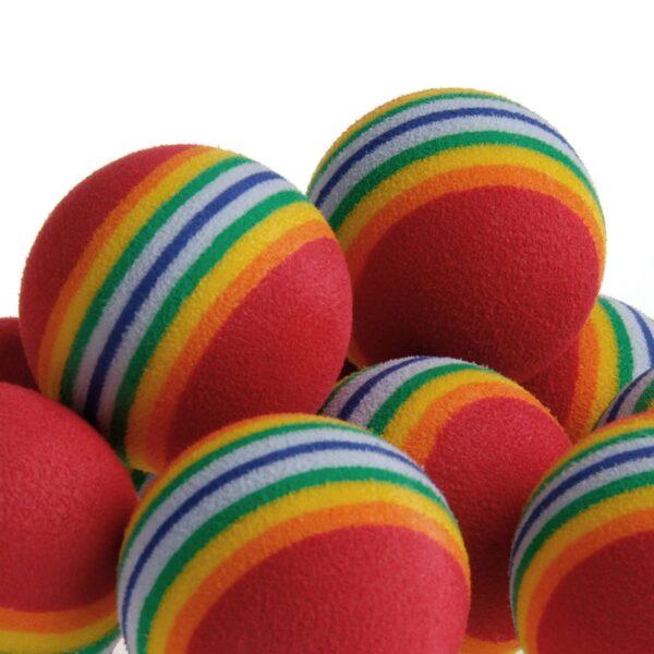 10 Pcs Rainbow Balls for Pet - Image 6