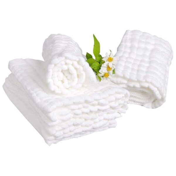 Baby Muslin Bath Towels, 10 Pack - Image 2