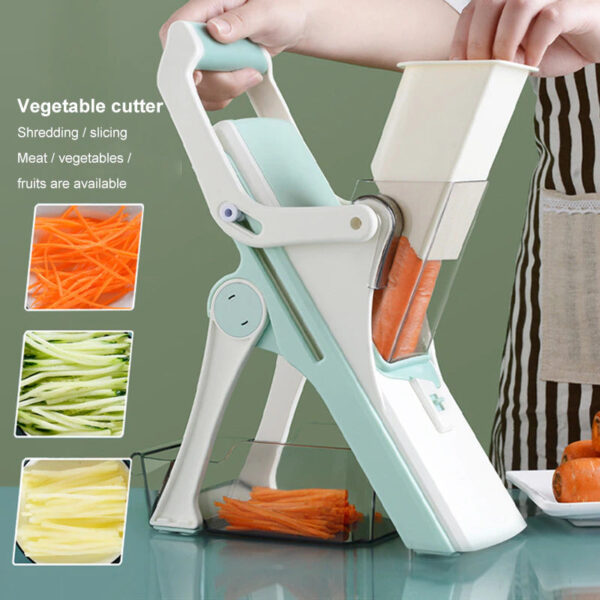 5 in 1 Mandoline – Safe Vegetables Slicer - Image 2