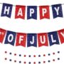High-Quality Fourth of July Banner